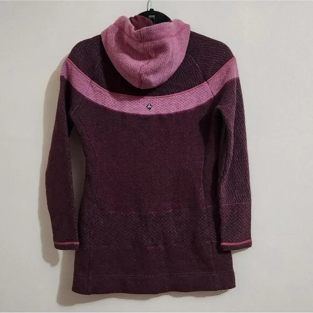 Prana long sleeve pullover wool sweater women size XS